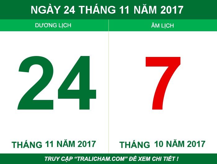 Ngày 24 tháng 11 năm 2017