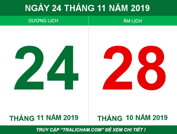 Ngày 24 tháng 11 năm 2019