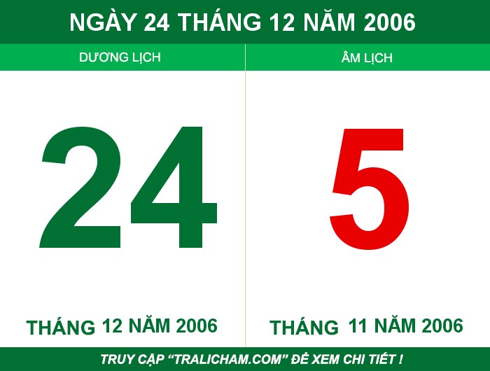 Ngày 24 tháng 12 năm 2006