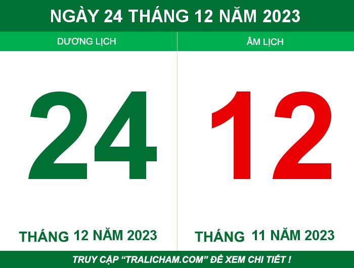 Ngày 24 tháng 12 năm 2023