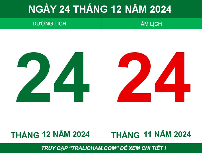 Ngày 24 tháng 12 năm 2024