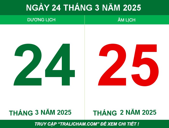 Ngày 24 tháng 3 năm 2025