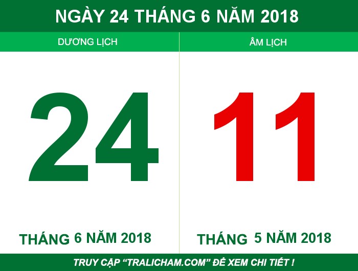 Ngày 24 tháng 6 năm 2018