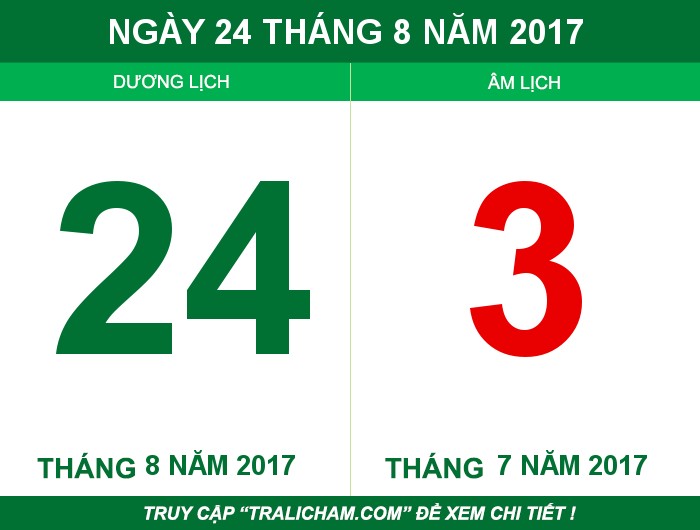 Ngày 24 tháng 8 năm 2017