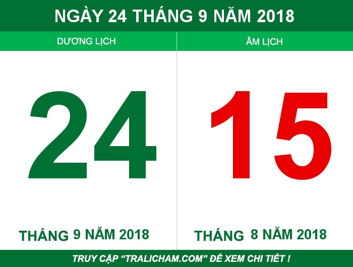 Ngày 24 tháng 9 năm 2018