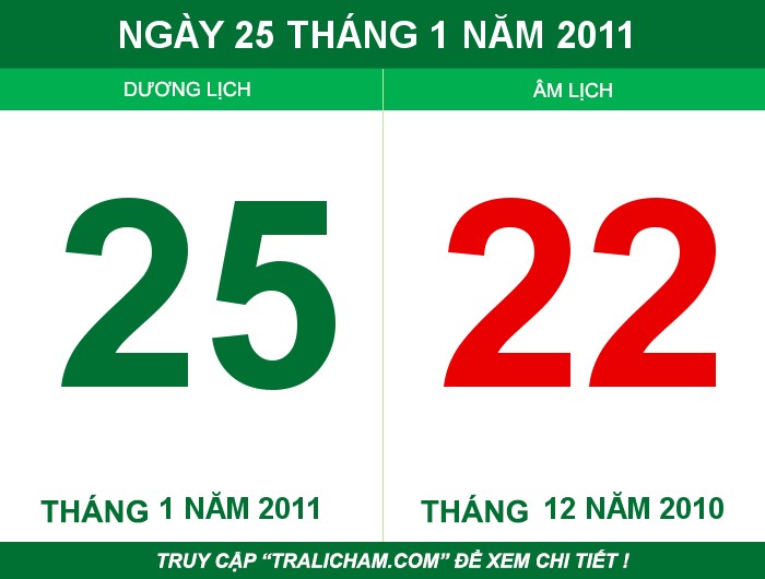 Ngày 25 tháng 1 năm 2011