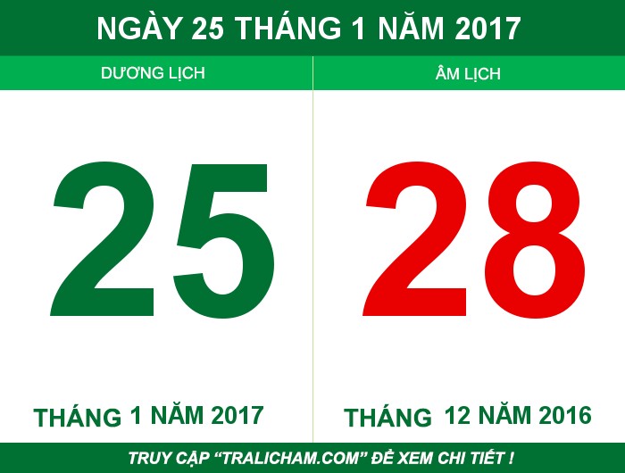 Ngày 25 tháng 1 năm 2017