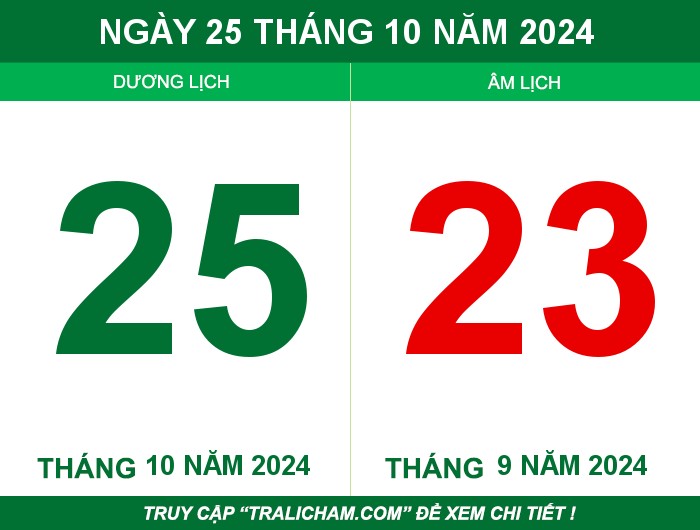 Ngày 25 tháng 10 năm 2024