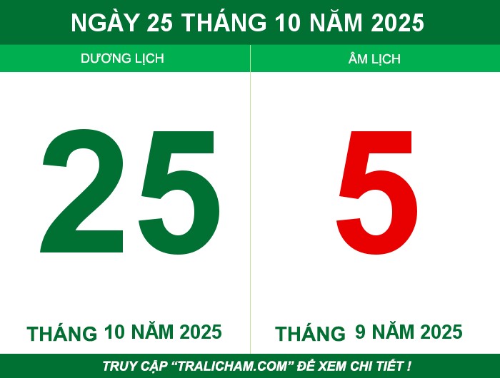 Ngày 25 tháng 10 năm 2025