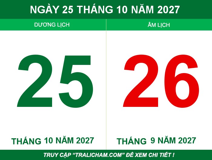 Ngày 25 tháng 10 năm 2027