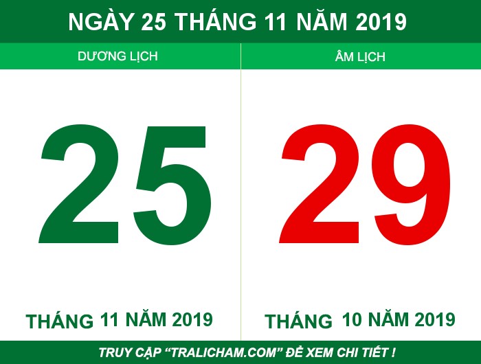 Ngày 25 tháng 11 năm 2019