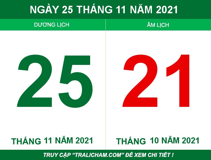 Ngày 25 tháng 11 năm 2021