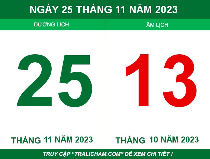 Ngày 25 tháng 11 năm 2023