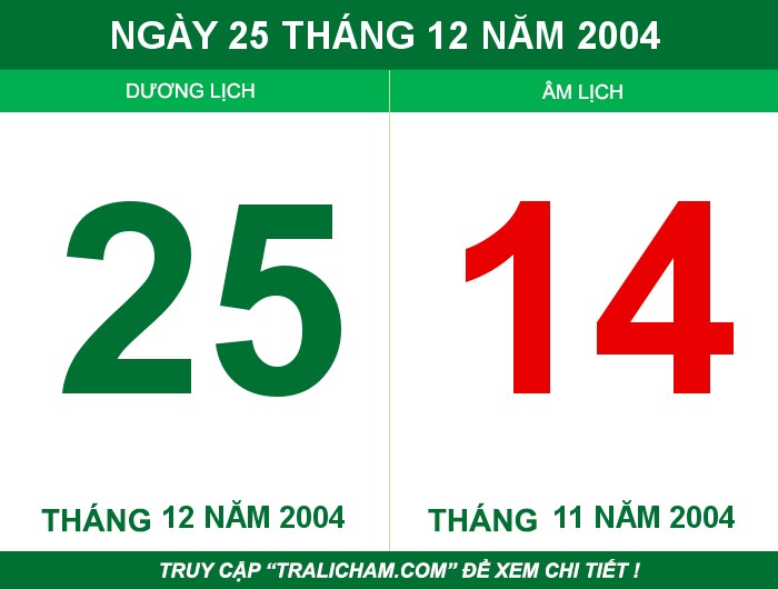 Ngày 25 tháng 12 năm 2004