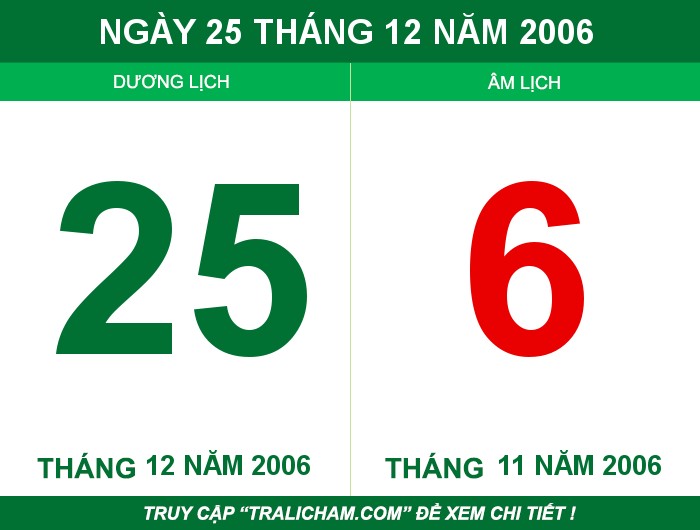 Ngày 25 tháng 12 năm 2006