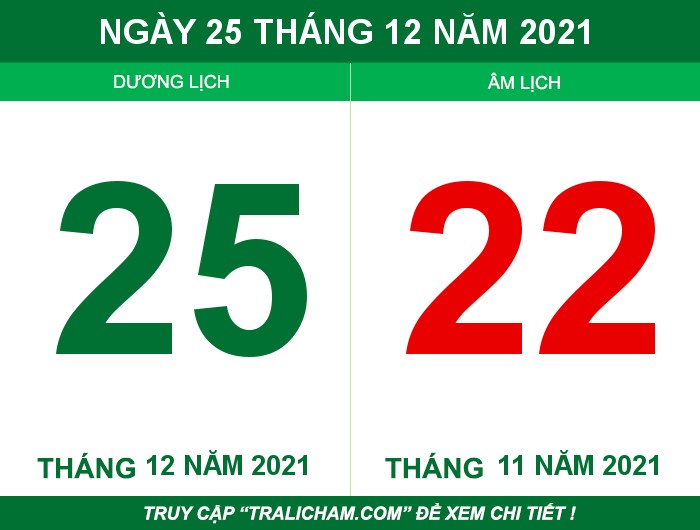 Ngày 25 tháng 12 năm 2021