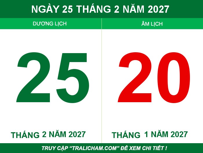 Ngày 25 tháng 2 năm 2027