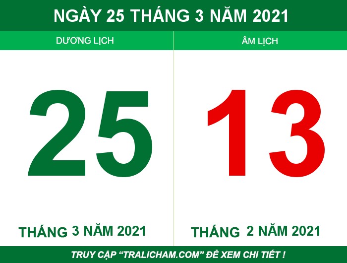 Ngày 25 tháng 3 năm 2021