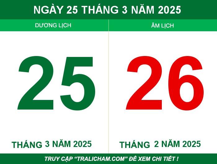 Ngày 25 tháng 3 năm 2025