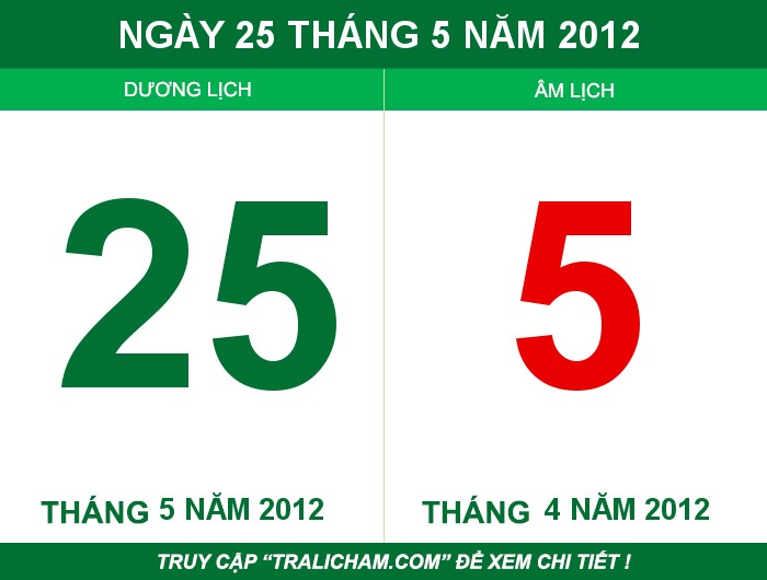 Ngày 25 tháng 5 năm 2012