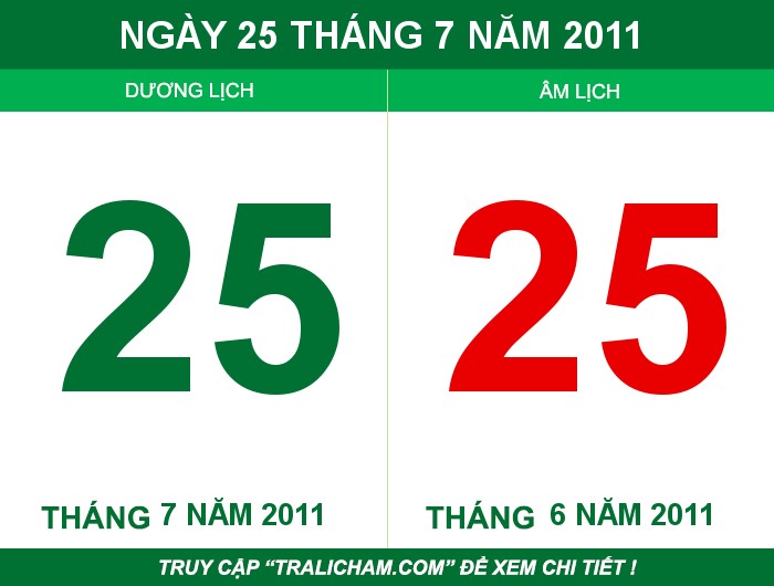 Ngày 25 tháng 7 năm 2011