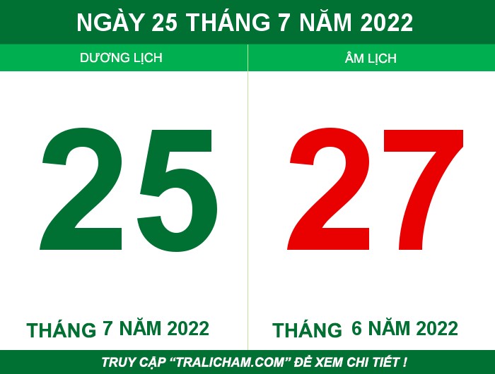 Ngày 25 tháng 7 năm 2022