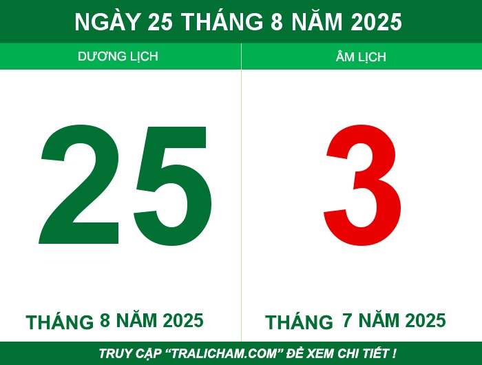 Ngày 25 tháng 8 năm 2025