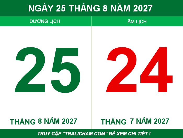 Ngày 25 tháng 8 năm 2027