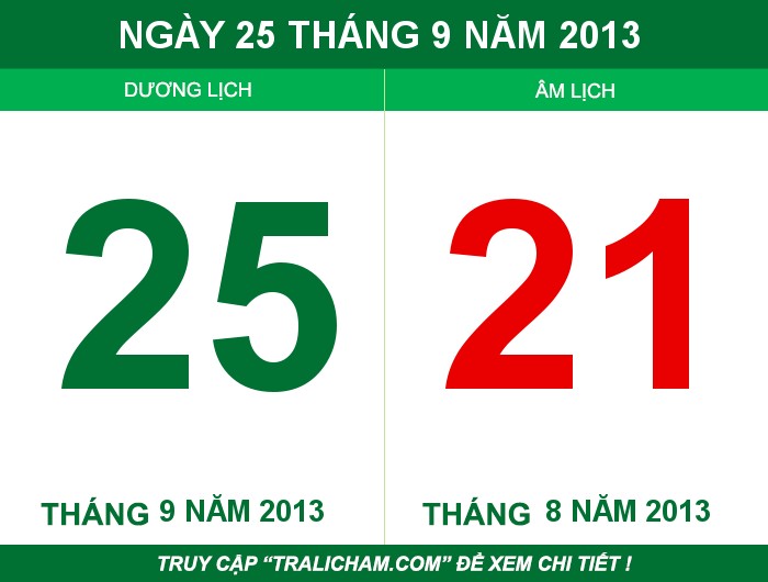 Ngày 25 tháng 9 năm 2013