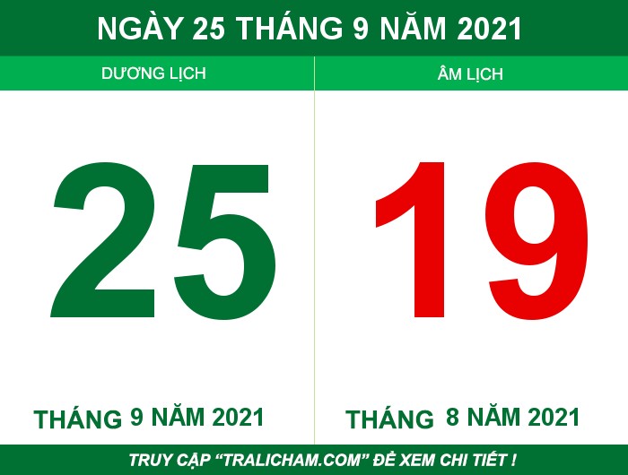 Ngày 25 tháng 9 năm 2021