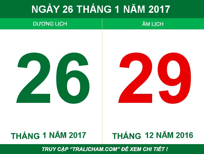 Ngày 26 tháng 1 năm 2017