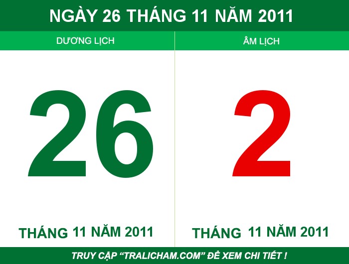 Ngày 26 tháng 11 năm 2011