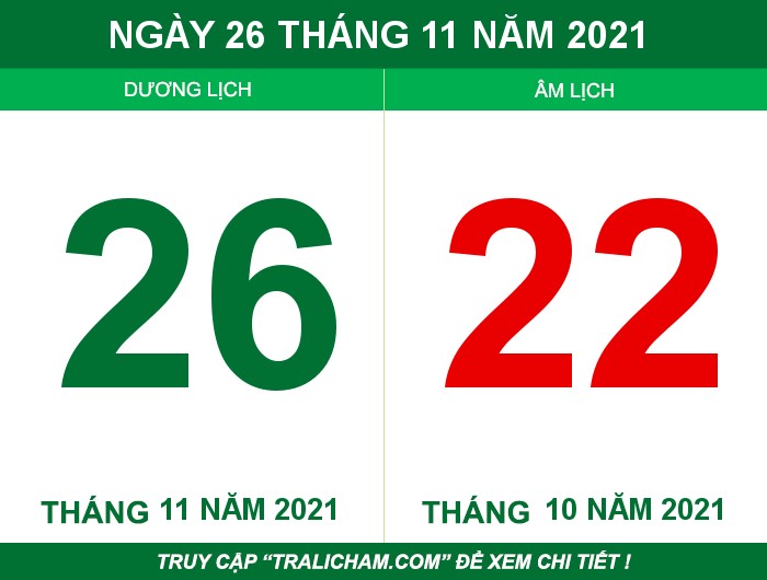 Ngày 26 tháng 11 năm 2021
