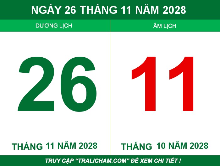 Ngày 26 tháng 11 năm 2028
