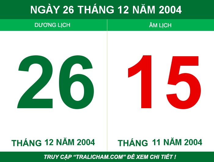 Ngày 26 tháng 12 năm 2004