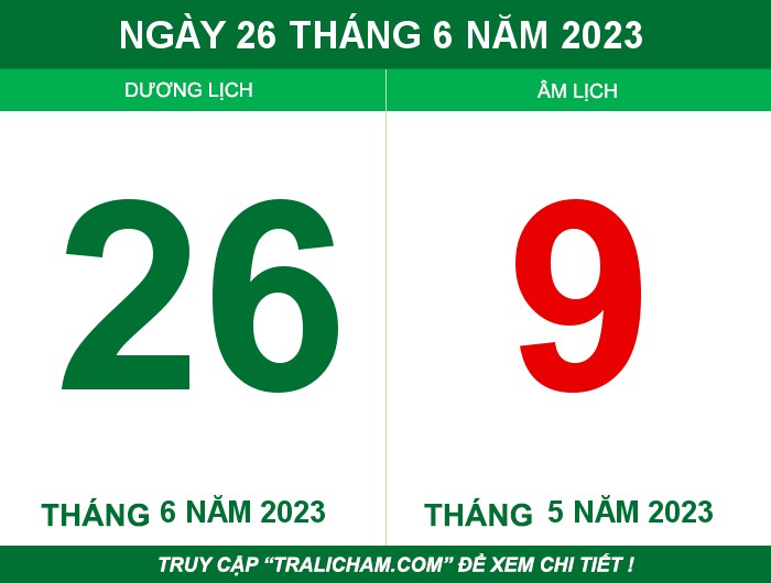 Ngày 26 tháng 6 năm 2023