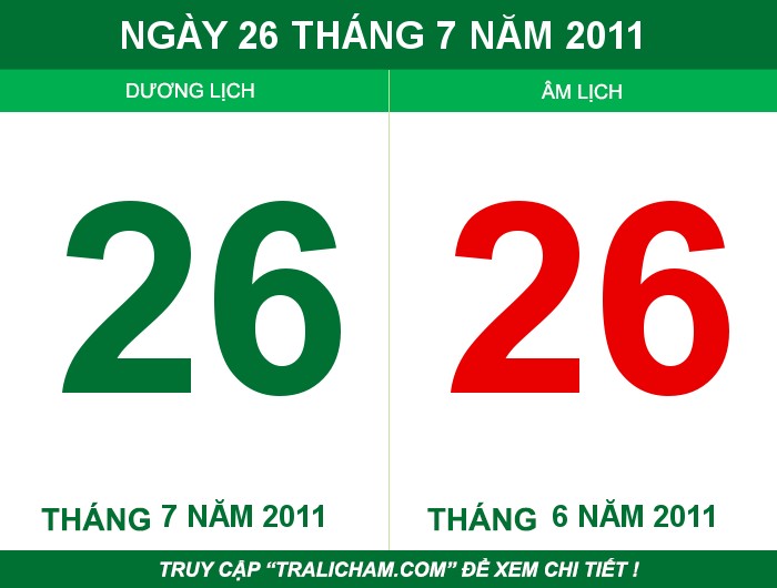 Ngày 26 tháng 7 năm 2011