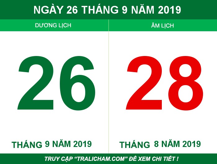 Ngày 26 tháng 9 năm 2019