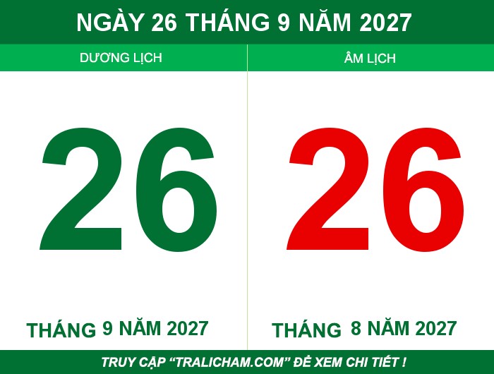 Ngày 26 tháng 9 năm 2027