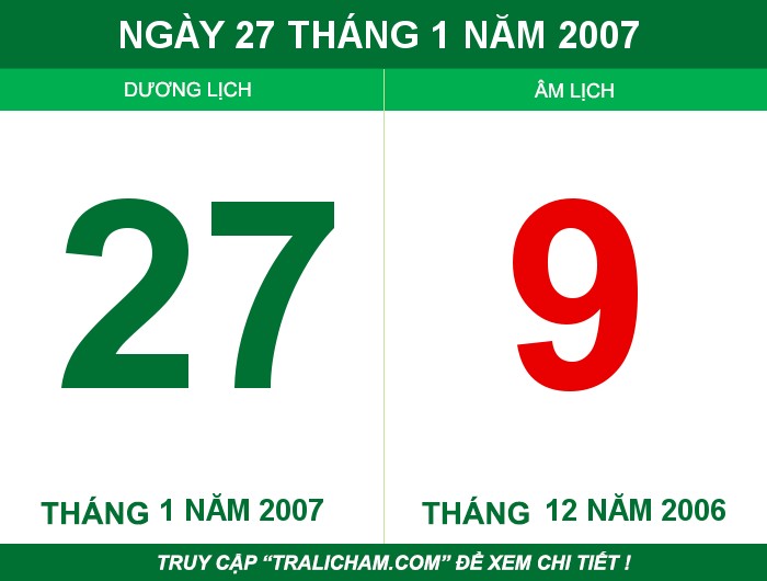 Ngày 27 tháng 1 năm 2007