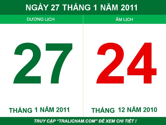 Ngày 27 tháng 1 năm 2011