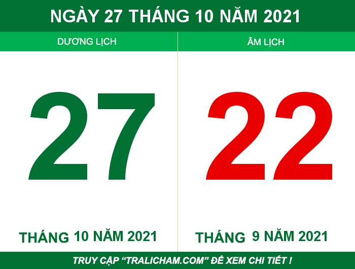 Ngày 27 tháng 10 năm 2021