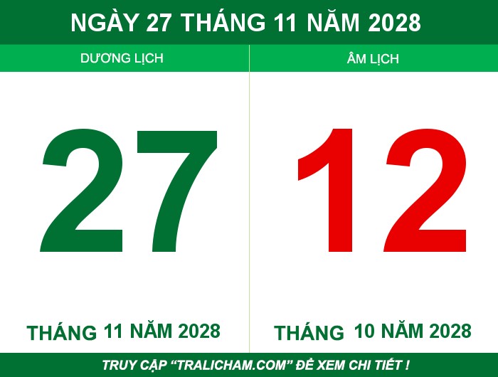 Ngày 27 tháng 11 năm 2028