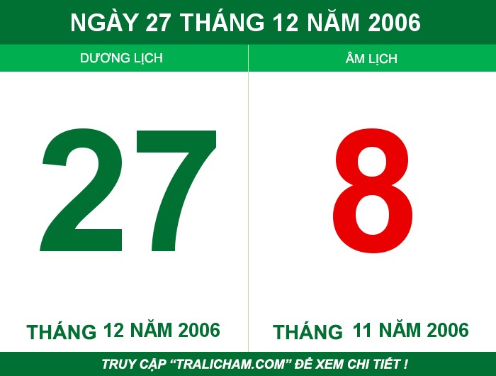 Ngày 27 tháng 12 năm 2006