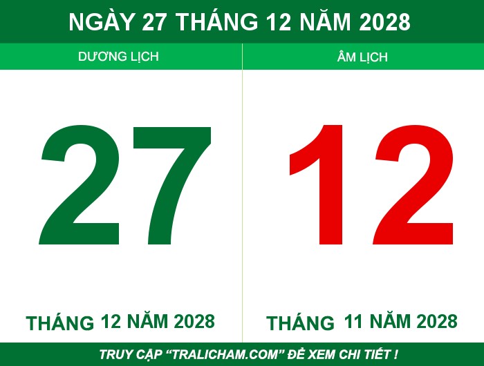 Ngày 27 tháng 12 năm 2028