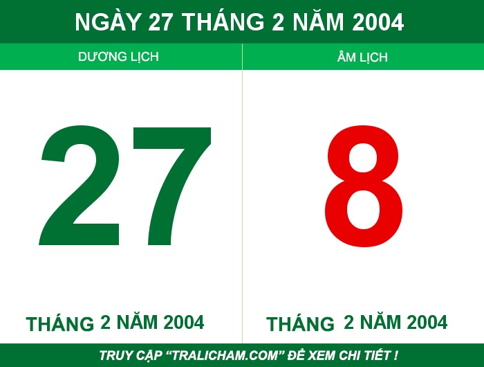 Ngày 27 tháng 2 năm 2004