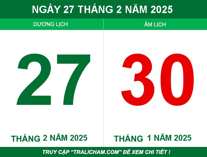 Ngày 27 tháng 2 năm 2025