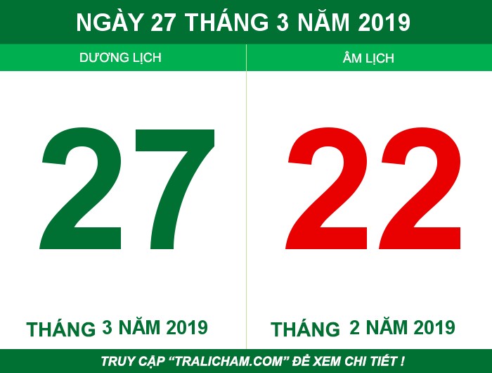Ngày 27 tháng 3 năm 2019