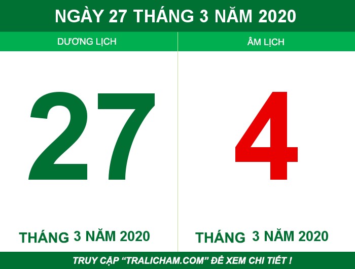 Ngày 27 tháng 3 năm 2020