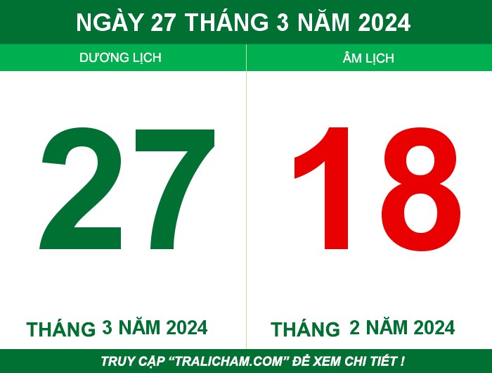 Ngày 27 tháng 3 năm 2024